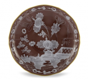 Ginori Oriente Italiano Castagna Tea Saucer